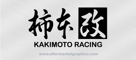 Kakimoto Racing Decals 01 - Pair (2 pieces)